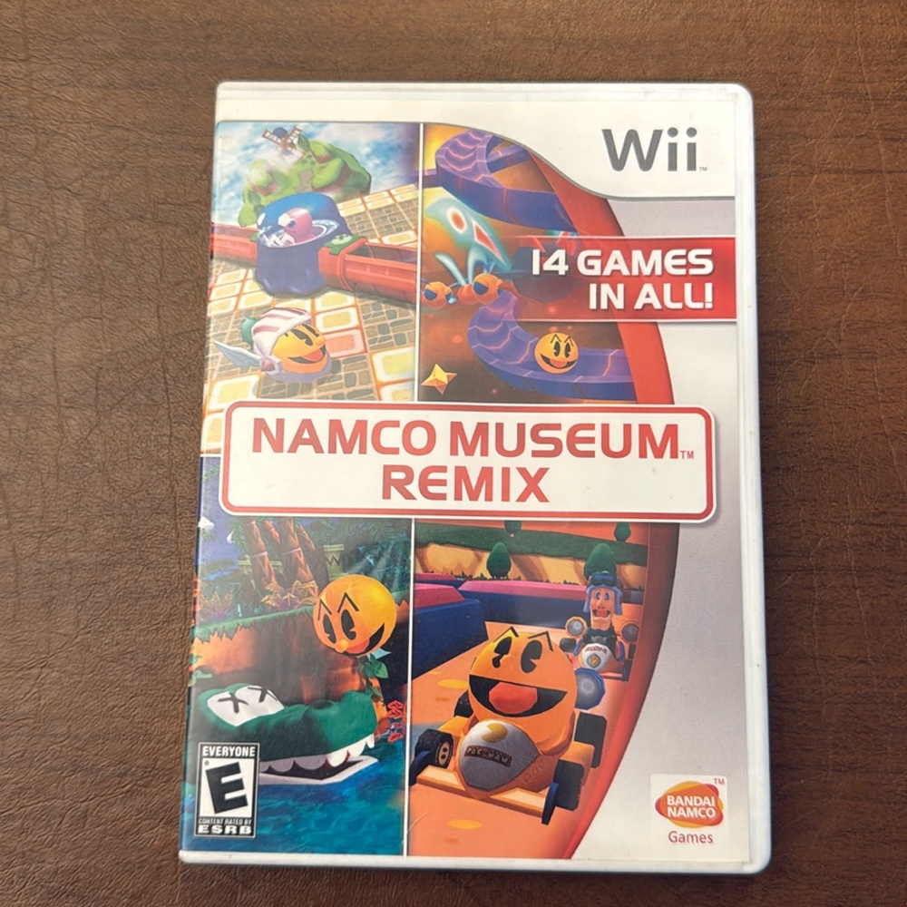Wii video game Namco Museum Remix, 14 games in all.